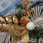 Украшение новогоднее «Зимнее волшебство. Ажурная ветка на колокольчике», 31×26 см - Фото 2