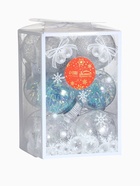 Ёлочные игрушки «Калейдоскоп», шары новогодние, d=6 см, набор 12 шт., МИКС - фото 7490836 Ёлочные игрушки «Калейдоскоп», шары новогодние, d=6 см, набор 12 шт., МИКС - фото 7490836