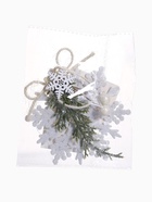 Ёлочная игрушка «Зимнее волшебство. Снежинка блеск жемчужины», 9 см, белый - Фото 5