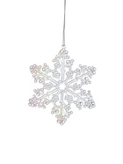 Ёлочная игрушка 6 шт. «Зимнее волшебство. Созвездие» пластик, снежинка, 12 см - Фото 4