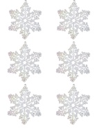 Ёлочная игрушка 6 шт. «Зимнее волшебство. Созвездие» пластик, снежинка, 12 см - Фото 6