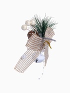 Ёлочные игрушки 2 шт. «Зимнее волшебство. Композиция на бантике с бубенчиком», 11×9 см - Фото 7