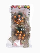 Ёлочные игрушки 2 шт. «Зимнее волшебство. Композиция на бантике» пластик, ягодки, 13×15 см - Фото 9