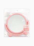 Зеркало настольное, круглое, с рамкой для фото, d=18.5 см, (d=13.5 см), розовое - Фото 3