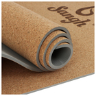 Коврик для фитнеса и йоги Sangh, 183×61×0.6 см, пробка - Фото 2