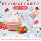 Форма для криомассажёра «Сфера», 7 × 9 см, цвет розовый 10538145 - фото 312493668