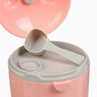 Контейнер для детского питания Мишка 1, 250 мл, розовый - Фото 6