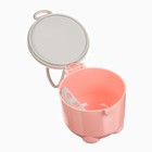 Контейнер для детского питания Мишка 1, 250 мл, розовый - Фото 8