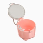 Контейнер для детского питания Мишка 1, 250 мл, розовый - Фото 9