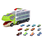 Автовоз-трек «Диногонки», 12 металлических машин, световые и звуковые эффекты - Фото 2