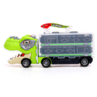 Автовоз-трек «Диногонки», 12 металлических машин, световые и звуковые эффекты - Фото 4