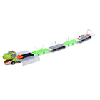 Автовоз-трек «Диногонки», 12 металлических машин, световые и звуковые эффекты - Фото 7