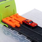 Автовоз-трек «Диногонки», 12 металлических машин, световые и звуковые эффекты - Фото 8