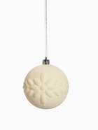 Ёлочные шары набор 4 шт., d=8 см «Бархатный зной» белый - Фото 6