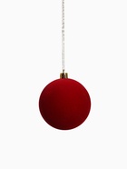 Ёлочные шары набор 4 шт., d=8 см «Бархатный зной» красный - Фото 5