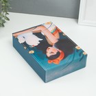 Шкатулка для украшений «Девушка со шпицем», с зеркалом, искусственная кожа, 15×21.5×5.5 см - Фото 6