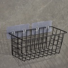 Крючки для полок самоклеящиеся двойные, 14×6 см, 2 шт., прозрачные - Фото 7