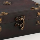 Шкатулка для украшений «Сундук. Адриана», дерево, 14×14×6.5 см - Фото 2