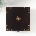 Шкатулка для украшений «Сундук. Адриана», дерево, 14×14×6.5 см - Фото 3