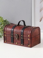 Шкатулка для украшений «Сундук. Джино», дерево, 26×15×14 см 10323756