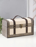 Шкатулка для украшений «Сундук. Женевра», дерево, 30×14×17.5 см  (артикул 10323764)  большой выбор товаров оптом и в розницу по низким ценам с доставкой