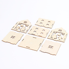 Роспись по дереву на новый год «Домик», набор для творчества - Фото 4