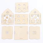 Роспись по дереву на новый год «Домик», набор для творчества - Фото 5