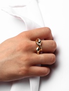 Кольцо металл «Тренд» перекрученное, цвет золото, размер 16 - Фото 4