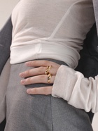 Кольцо металл «Тренд» перекрученное, цвет золото, размер 16 - Фото 5