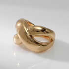 Кольцо металл «Тренд» бесконечность, объём, цвет золото, размер 18 - Фото 3