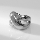 Кольцо металл «Тренд» бесконечность, объём, цвет серебро, размер 16 - Фото 3