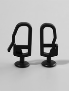 Крючок для штор, гвоздик с замком, 2.5×1.2×0.8 см, 20 шт., чёрный - Фото 3