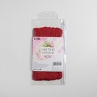 Набор ниток мулине №817, 8 ±1 м, 6 шт., цвет тёмно-кораллово-красный - Фото 7