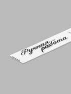 Нашивки на ленте «Ручная работа», 5×1.5 см, белые, чёрные - Фото 3
