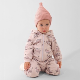 Шапка детская «Крошка Я», размер 46-48 см, пудровая 10532252