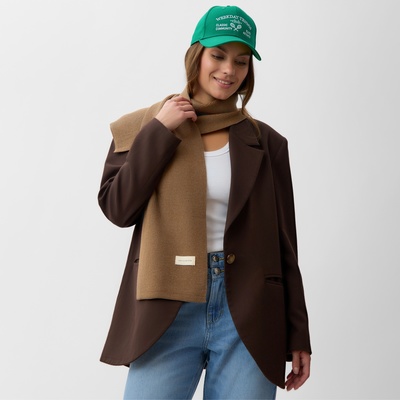 Шарф женский MIST, цвет кофейный, 21×140 см