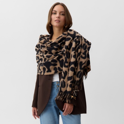 Палантин женский MIST Leo, бежевый, размер 70×180 см