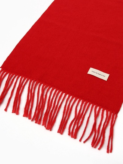Шарф женский MIST, красный, 33×180 см