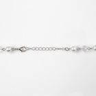 Колье с жемчугом «Сердце» ажурные капли, цвет белый в серебре - Фото 5