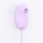 Виброяйцо с вакуумно-волновым стимулятором клитора, Power Bank, софт-силикон, фиолетовый - Фото 4