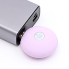 Виброяйцо с вакуумно-волновым стимулятором клитора, Power Bank, софт-силикон, фиолетовый - Фото 8