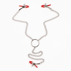 {{photo.Alt || photo.Description || 'Зажимы для сосков для сосков и клитора, винтовой, металл, красный'}}