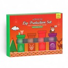 Новогодний подарочный набор косметики. Бальзамы для губ с экстрактами алоэ вера, кокосовое молоко, клубника, виноград - Фото 2