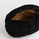 Сумка молодёжная на молнии, 23×4×15 см, чёрная - Фото 6