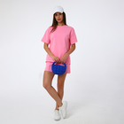 Сумка молодёжная на молнии, 23×4×15 см, синяя - Фото 7