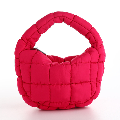 Сумка молодёжная на молнии, 23×4×15 см, розовая