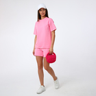 Сумка молодёжная на молнии, 23×4×15 см, розовая - Фото 8