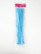 Проволока синельная набор 50 шт., голубого цвета, 30 см - фото 809233689