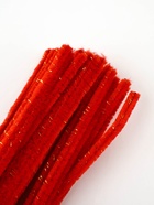 Проволока синельная набор 50 шт., красного цвета, 30 см - фото 809233695