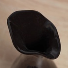 Ваза «Тьяго», грация, 16.5×7 см, керамика, чёрная - Фото 3